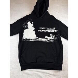 Men's Post Malone Size Small Black F-1 Trillion Sweatshirt Hoodie Worn Once!
